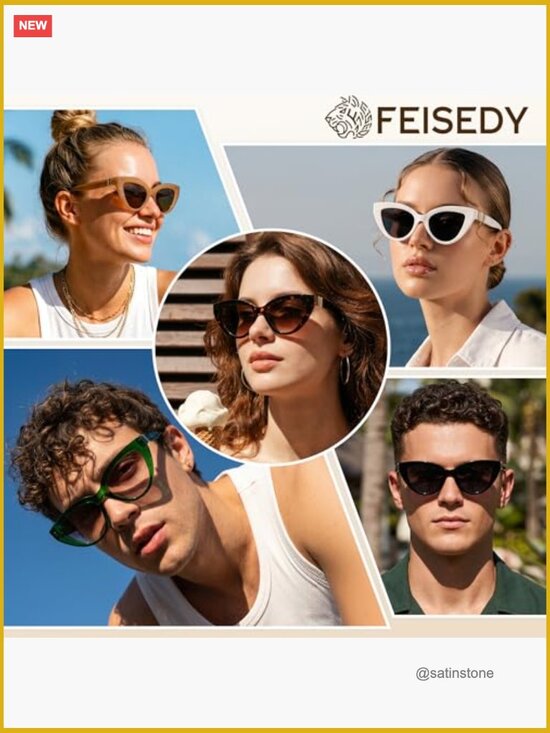Retro Cat Eye Polarized UV400 Sunglasses for Women, Driving Fishing Outdoor main image 4